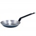 Winco CSFP-8 8-5/8 Polished Carbon Steel French Style Fry Pan
