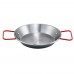 Winco CSPP-11 11 Polished Carbon Steel Paella Pan