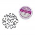 Winco CST-31 8-Piece Stainless Steel Butterflies Cookie Cutter Set