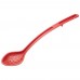 Winco CVPS-15R Red 15 Polycarbonate 1-1/2 oz. Perforated Serving Spoon