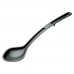 Winco CVSS-13K 13 Black Polycarbonate 1-1/2 oz. Solid Serving Spoon