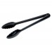 Winco CVST-12K 12 Black Polycarbonate Serving Tongs