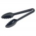 Winco CVST-6K 6 Black Polycarbonate Serving Tongs