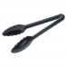 Winco CVST-9K 9 Black Polycarbonate Serving Tongs