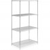 24D x 36L x 64H Chrome Wire Shelving Kit, 4-Shelf, NSF Listed