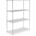 24D x 48L x 64H Chrome Wire Shelving Kit, 4-Shelf, NSF Listed