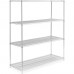 24D x 60L x 64H Chrome Wire Shelving Kit, 4-Shelf, NSF Listed