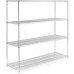 24D x 72L x 64H Chrome Wire Shelving Kit, 4-Shelf, NSF Listed