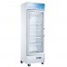 Wowcooler D12-W-L 27 Left-Hinged White Glass Door Merchandiser Freezer with LED Lighting