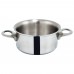 Winco DCCR-3S 3-3/4 15 oz. Tri-Ply Stainless Steel Mini Casserole