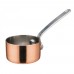 Winco DCWA-201C Copper Plated Stainless Steel 2 Diameter Mini Sauce Pan Serving Dish with Handle