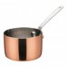 Winco DCWA-202C Copper Plated Stainless Steel 2-3/4 Diameter Mini Sauce Pan Serving Dish with Handle