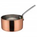 Winco DCWA-203C Copper Plated Stainless Steel 3-1/8 Diameter Mini Sauce Pan Serving Dish with Handle