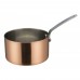 Winco DCWA-204C Copper Plated Stainless Steel 3-1/2 Diameter Mini Sauce Pan Serving Dish with Handle