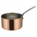 Winco DCWA-205C Copper Plated Stainless Steel 4-3/8 Diameter Mini Sauce Pan Serving Dish with Handle