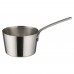 Winco DCWB-101S Stainless Steel 2-3/4 Diameter Mini Tapered Sauce Pan Serving Dish with Handle