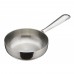 Winco DCWC-101S Stainless Steel 4 Diameter Mini Fry Pan Serving Dish with Handle