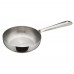 Winco DCWC-102S Stainless Steel 4-1/2 Diameter Mini Fry Pan Serving Dish with Handle
