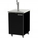 Beverage-Air DD24HC-1-B Single Tap Kegerator Beer Dispenser - Black, 1 1/2 Keg Capacity