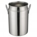 Winco DDSD-104S 3-1/8 x 5 Stainless Steel Mini Milk Can Creamer