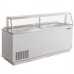 Wowcooler DIP-88 89" Ice Cream Dipping Cabinet Freezer | (16) Tub Capacity