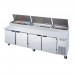 Beverage-Air DP119HC 119 Four Door Pizza Prep Table