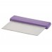 Winco DSC-2P 6 x 3 Allergen Free Purple Dough Scraper