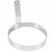 Winco EGR-6 6 Stainless Steel Egg Ring with Handle