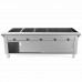 WowPrep 74 Five Pan Sealed Well Electric Hot Food Steam Table with Enclosed Base and Sliding Doors - 208/240V, 3700W