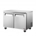 Turbo Air EUR-48-N6-V E-line 48 Two Door Undercounter Rear Mounted Refrigerator, 12.18 cu. ft.