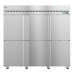 Hoshizaki F3A-HS 83 Reach-In Steelheart Series Freezer with 6 Half-Height Hinged Solid Doors - 79 Cu. Ft.