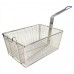 Winco FB-35 Fry Basket with Gray Handle 13-1/4 x 9-1/2 x 6