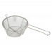 Winco FBRS-8 Round Nickel-Plated Fry Basket 8-1/2