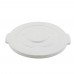 Winco FCW-32L Lid for White Polypropylene Container 32 Gallon