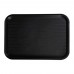 Winco FFT-1014K Black Plastic Fast Food Tray, 10 x 14