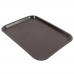 Winco FFT-1216B Brown Plastic Fast Food Tray, 12 x 16