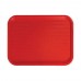 Winco FFT-1418R Red Plastic Fast Food Tray, 14 x 18