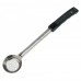 Winco FPPN-1 Black 1 oz. One-Piece Perforated Portion Spoon / Spoodle