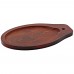 Winco FS-2-UL Oval Thermal Wooden Platter Underliner For FS-2