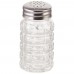 Winco G-118 2 oz. Salt & Pepper Shaker with Stainless Steel Flat Top
