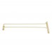 Winco GH-16 16 Brass Plated Wire Glass Hanger