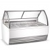 WowShowcase GIC-13 70" 13-Pan White Gelato Ice Cream Dipping Cabinet Display Freezer