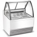 WowShowcase GIC-7 42" 7-Pan White Gelato Ice Cream Dipping Cabinet Display Freezer