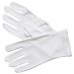 Winco GLC-L White Large Sized Signature Chef 100% Cotton Service Gloves