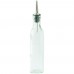 Winco GOB-8 Glass 8 oz. Oil/Vinegar Cruet with Pourer