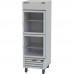 Beverage-Air HBF23HC-1-HG Glass Half Door Bottom-Mounted Reach-In Freezer with LED Lighting - 23 Cu. Ft.