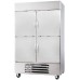 Beverage-Air HBF44HC-1-HS 47" Horizon Series Two Section Solid Half Door Reach-In Freezer with LED Lighting