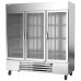 Beverage-Air HBF72HC-5-G Horizon Series 75" Reach-In Glass Door Freezer w/ LED Lighting