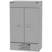 Beverage Air HBR44HC-1 47" Two Section Reach In Refrigerator, 2 Left/Right Hinge Solid Doors