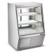 Wowcooler HDL-36 36" Refrigerated Slanted Glass High Meat Deli Case with Rear Storage